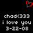 Red pixelated heart symbol above white text on black background, repeated twice with identical content.