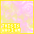 four and four shows a repeating pattern with pink and yellow tones, featuring the text "THIS IS WHO I AM" in pixelated font