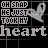 repeated heart-shaped icons with text overlays on a black background, each icon featuring a pink and gray color scheme