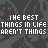 Animated contact sheet of a pixel art animation featuring repeated text "THE BEST THINGS IN LIFE AREN'T THINGS" with color-shifting effects across multiple frames on a dark patterned background.