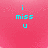 Pixelated cyan text on pink background reads 'i miss u' left and 'mikky <3' right with no animation.