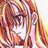 A 48x48 pixel buddy icon featuring a stylized anime character with long orange hair and closed eyes on the left, paired with text reading "Anime IM" and "com" on a black background to the right.