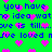 Green background with blue text repeating 'you have no idea what we is till...we loved n' and pink heart symbols scattered throughout.