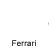 Animated contact sheet of a silver Ferrari car icon with multiple frames showing different angles and partial views, displayed on a white background with gray transparency blocks.
