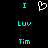 Pixelated cyan text and a white heart symbol on black background, with identical static layout across all observations.