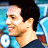 Pixelated static image of a person's face and upper body with blue background elements, likely from an old AOL Instant Messenger buddy icon.