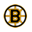Static pixel art icon featuring a bold black letter B centered within a circular frame with alternating white and gold segments.