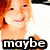six pixelated images showing a girl with varying expressions and text overlays, arranged in two