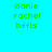 Four quadrants display identical green pixelated text on cyan, light blue, pink, and dark blue backgrounds.