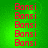 Red text 'Bonsi' in a of identical repeated characters on green background with pixelated texture