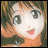 A pixelated anime-style character face on the left and stylized text reading "Anime IM" with a smaller "com" below it on a black background to the right, forming a contact sheet layout of two frames.
