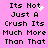 Pixelated text on pink background with animated white heart and star effects near 'Its Not' in two