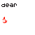 Animated sequence showing red handwritten text evolving from 's' to 'sant', then transitioning to static text with a photo of a person.