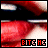Red lips with white teeth and black background, text "BITE ME" in red and white block letters at bottom.