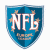 Blue shield-shaped icon with 'NFL' text and stars, next to green 'Original Icons .com' text on dark background.