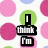 Pixelated icon with black and white striped vertical structure, pink and green circular background elements, and partial text reading 'think' on a central block.