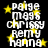 Black background with yellow stars and white text listing names in two