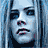 Animated sequence of a person with long light hair in blue-toned scenes, showing facial expressions and text overlays.