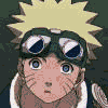 Animated sequence of anime character icons with changing hair colors and accessories against varied backgrounds.