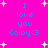 Bright pink background with white starbursts and blue text reading 'I love you Colby<3' in two identical vertical