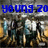 Blue text 'YOUNG 20' appears above a pixelated group of figures in dark clothing against a blurred background with warm and cool tones.