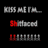 Animated icon with repeated text elements and shifting red accents on a black background.