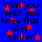 Blue background with red stars and black text reading "I bet you wish you knew that a lot earlier!" repeated in four sections.