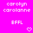 Pixelated text and heart symbols on a bright pink background with white lettering.