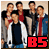 A 2x2 contact sheet of three animated frames from a Buddy Icon showing group photos and text overlays with pixelated rendering.