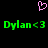 A static pixel art image with a black background, featuring two identical green text strings and one pink heart symbol above them.