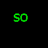 Green text 'so', 'this', and 'is' appear above purple 'love' and yellow '?', with a gray rectangle on the right against black background.