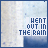 identical static images showing text "I WENT OUT IN THE RAIN" over a light background with blue accents
