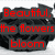 Black rose with red text overlays on a white background, transitioning to a plain black rose.