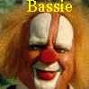 nine with character images and text labels, including a clown, an older man, a robot-like figure, and striped-uniformed figures