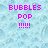 Pixelated text in bright pink on a light blue water-like background with a gray rectangle overlay.