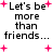 Pixelated text 'Let's be more than friends...' surrounded by pink plus signs on a white background, with variations in plus sign placement and text clarity across frames.