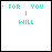 20 identical displays cyan text 'FOR YOU I WILL' on white backgrounds with small green dots appearing and disappearing in different positions across the frames