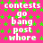 A static image with a bright pink background covered in small green stars, displaying repeated white text phrases arranged vertically.