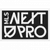 Pixelated black-and-white icon with white text 'NEXT PRO' on a dark background, framed by light gray borders.