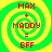 Four identical pixelated spiral icons with green and yellow concentric rings, red text reading MAX + MADDY = BFF at center.