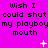 Pixelated text repeats across a bright pink background with small white symbols scattered throughout.