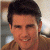 A split-screen image with a pixelated portrait on the left and green text on a dark background on the right.