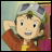 A pixelated anime-style character with goggles on head and raised arm next to "Anime IM" text logo on black background.