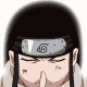 16 anime-style character expressions with a silver headband featuring a spiral symbol, showing varied facial features and mouth positions