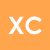 Orange background with white text fragments arranged in a , partially obscured by a gray rectangle on the right
