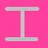 A static pink background displays stylized text and symbols: a large 'I' at top left, 'Y', 'O', 'U' below it, and 'Love You' with a heart on the right.