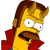 Pixelated yellow-skinned character with brown hair, wide eyes, and open mouth wearing red jacket against white background.