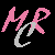 Animated contact sheet of My Chemical Romance-themed buddy icon frames showing text and logo variations with pink, black, and white color scheme.