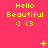 Yellow text and symbols on a solid pink background with animated elements.