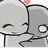 Pixelated cartoon characters embrace on a split background with bright pink and gray sections containing green text.